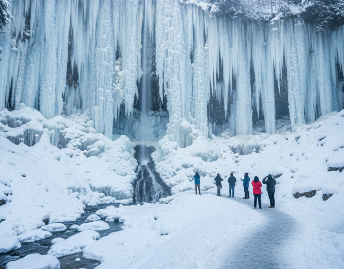 The Frozen Waterfall